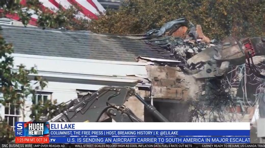 Eli Lake, columnist for The Free Press and host of Breaking History, weighs in on the White House renovations controversy. It’s not the ballroom itself—it’s the video of the wrecking ball tearing down part of the building. People are using it as a political metaphor for America. | The Answer San Diego FM 96.1 AM 1170