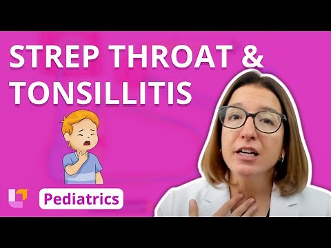 Strep Throat, Tonsillitis - Pediatric Nursing - Respiratory Disorders | ‪@LevelUpRN‬