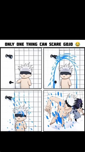 only one thing can scare gojo 😂