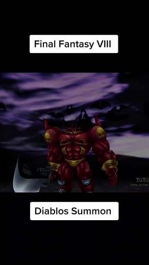 Final Fantasy VIII - Diablos Summon #finalfantasytiktok #finalfantasy #ffviii #ff8 #summon #guardianforce #diablos