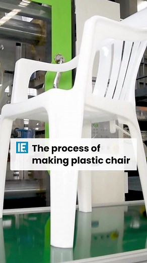 In the plastic chair manufacturing process, these chairs are created with injection molding.