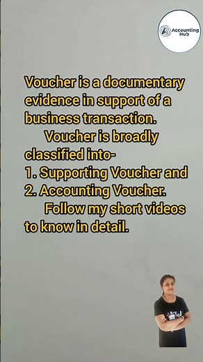 Voucher in Accounting | Meaning & Types Explained 📄📘