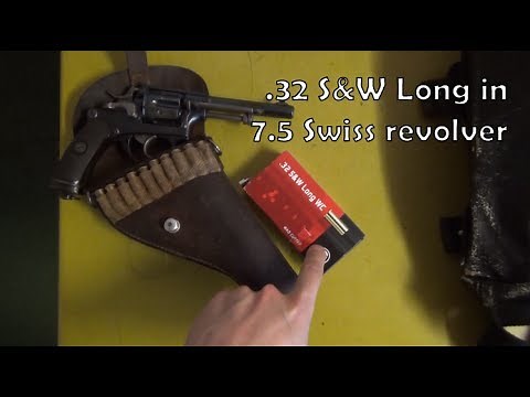 Ammunition Compatibility: .32 S&W Long in 7.5mm Swiss Revolver