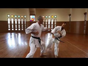 Kumite Uechi ryu fight with Champion in Okinawan karate Karl Ayliffe 8 Dan Uechi ryu