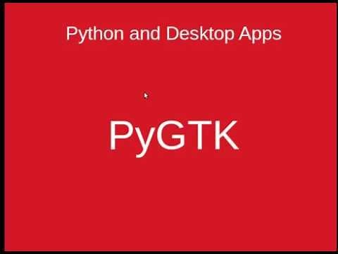 PyGtk Tutorial