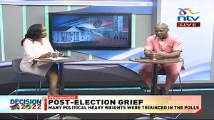 Dealing with election losses: Many political heavyweights were trounced in the polls. Kagondu Junior (Counselling Psychologist) #KenyaElections2022 @lubembe_winnie | NTV Kenya