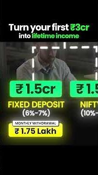 You need only 3 Crore to Retire #shorts #finance