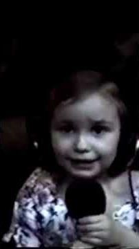 The Cuppycake Song - Amy Castle age 3