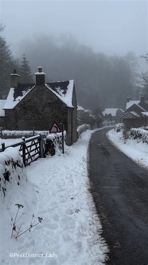 When it snows in England …☃️ Countryside & Farm Life | Rural Life | Peak District | Peak District National Park Staffordshire & Derbyshire | England | Places to Visit UK | English Countryside | English Village Scenes | Pretty Places | Countryside Views & Scenery | Country Lanes | Cottage Core | English Houses & Cottages | Countryside Walks | Slow Living | Cozy Vibes | Snow & Winter Scenery |