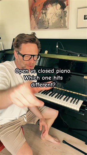Piano Lid Open vs Closed – The Sound Difference #piano #recording #audio