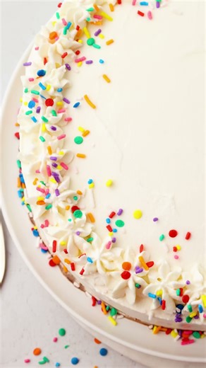 HOMEMADE ICE CREAM CAKE