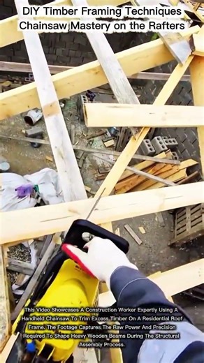 DIY Timber Framing Techniques: Chainsaw Mastery on the Rafters
