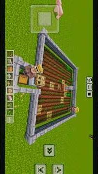 #minecraft automatic wheat farm tutorial with robbi #shortvideo #shortsfeed #gaming #games