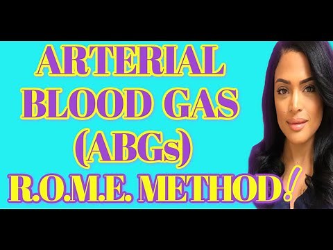 ABGs (Arterial Blood Gas) Interpretation with ROME Method for Nursing Students