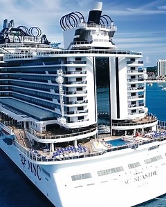 MSC Seaside - this is one of the most beautiful and luxurious Cruise Ships ⛴💙 🎥 instagram.com/paulo.travels | Digital Traveling