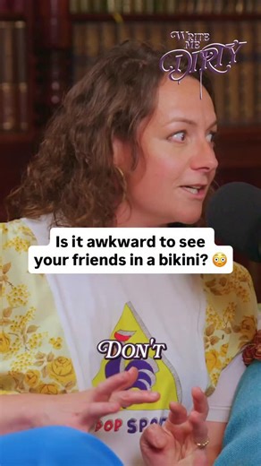 Why does no one talk about this?? 😭 Two comedians write a filthy story about each other and @kathbum decides the winner. To listen to the full conversation search ‘Write Me Dirty podcast Jessica Fostekew Jen Brister’ on YouTube, Spotify or Apple. | Write Me Dirty