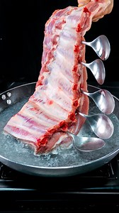 I finally found the trick for the most tender ribs! Ingredients water: 300 ml (10 fl oz) pork ribs: 1.3 kg (3 lb) OVER MEDIUM FIRE: 15 MIN butter: 20 g (0.7 oz) olive oil: 20 ml (0.7 fl oz) flour: 200 g (7.1 oz) OVER MEDIUM FIRE: 10 MIN onion: 3 pc black pepper: 5 g (0.2 oz) salt: 5 g (0.2 oz) sweet paprika: 5 g (0.2 oz) herbs of Provence: 5 g (0.2 oz) cherry tomatoes: 200 g (7.1 oz) dried thyme: 15 g (0.5 oz) beer: 300 ml (10 fl oz) tomato sauce: 150 g (5.3 oz) scallions: 15 g (0.5 oz) potatoes