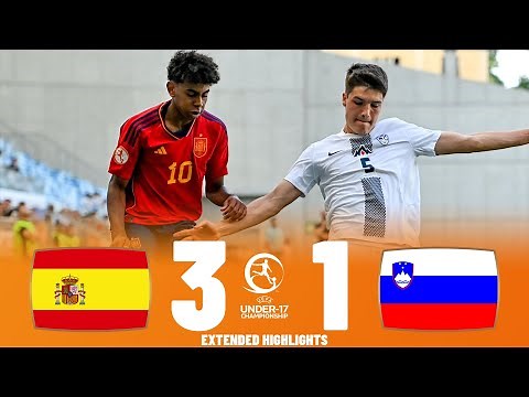 Spain vs Slovenia | Highlights | U17 European Championship 21-05-2023