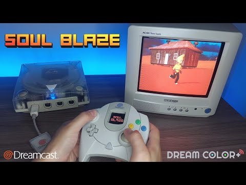 Soul Blaze (DreamColor Plus) Dreamcast Gameplay - CRT