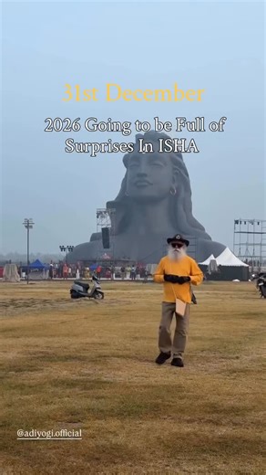 Sadhguru - This is Last Time | Today Sadhguru on 31st December and Bye Bye 2025 and 2026 going to be Full of Surprises in Isha Subscribe Our YouTube Channel "Walking... | Instagram
