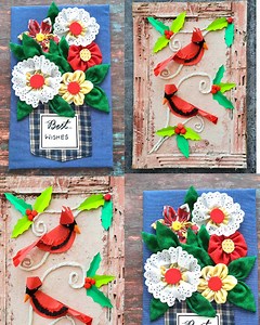 1.5M views · 10K reactions | Watch steps to Make Simple DIY Home Decor Wall Decor Crafts | Craftmerint | Facebook