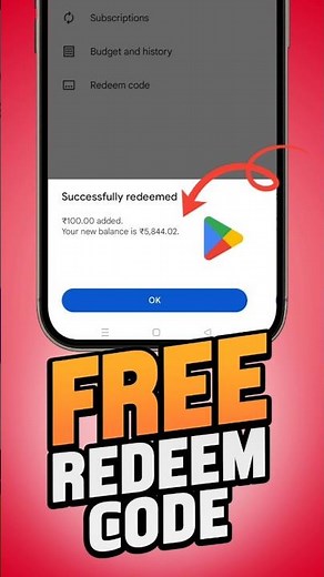 ₹100 Free Redeem Code | Google Play Store Redeem Code | How to Get Free Redeem Codes #redeemcode