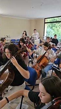 Prove dell' #orchestragiovanilebentivoglio Tuoni e Fulmini di Strauss⚡🎶 #strauss #tuoniefulmini