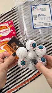 Make your own jelly eyeballs for a frightfully fun Halloween treat! Just whip up some ghoulish red jelly, pop in a spooky eyeball, and watch your guests squirm (and smile!) | Spotlight