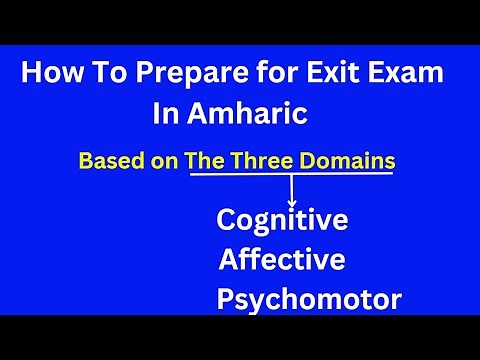 How to prepare for Exit Exam in Amharic