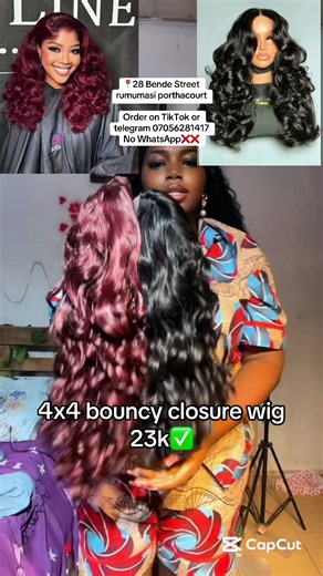 Affordable 4x4 Closure Wigs at 23,000 Naira