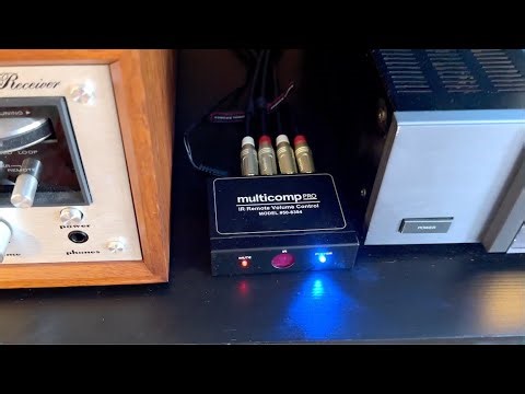 Problem Solved! Multicomp PRO IR Remote Volume Control for Vintage Stereo Receivers and Amplifiers