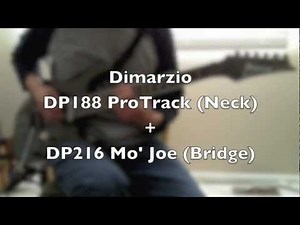 Ibanez RGT42 + Dimarzio DP188 ProTrack (Neck) + DP216 Mo' Joe (Bridge).mov