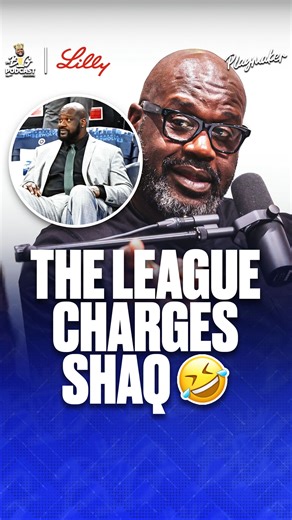 The Big Podcast with Shaq on Instagram: "The league charges Shaq 💀"