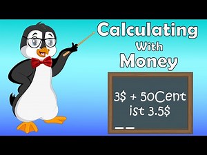 Calculating with money for kids | Learn math fun & easy 😎