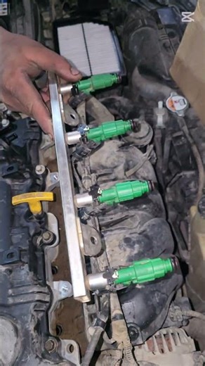 How to check engine fuel injector✅️ #auto #mechanic #shorts #ideae