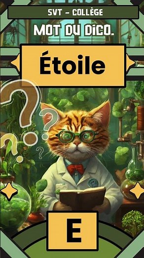Tout le vocabulaire important en SVT avec pour chaque mot une définition simple à retenir ! #E 22