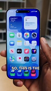 Liquid Glass in iOS 26: A first look at the redesigned home screen. #ios26 #apple #mkbhd | MKBHD