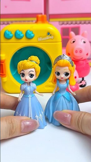 ASMR Toy Unboxing Disney Princess & Peppa Pig Set Toy | Satisfying Toy Sounds #shorts