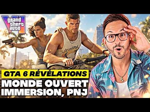 GTA 6: NEW REVEALS 🔥 OPEN WORLD, NPC, IMMERSION !!!