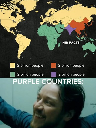 The Population Map That Shocked The Internet 🌍🤯 #fyp #viral #foryou #tiktok