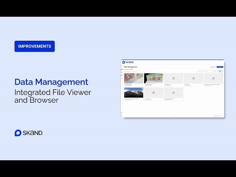 Data Management – Integrated File Viewer and Browser