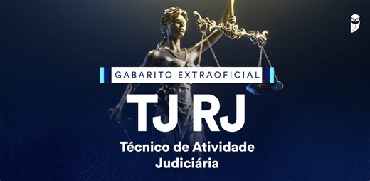 Gabarito extraoficial concurso TJ RJ: técnico judiciário