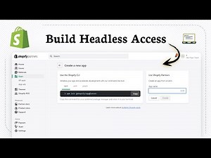 How to create Shopify Storefront API access token (Old UI)