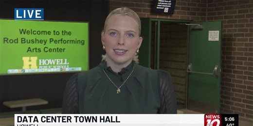 Town hall for proposed data center in Howell Twp.