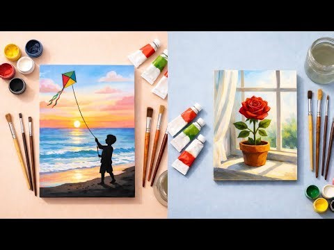 Comment Your Name | Journal With Me Asmr | Acrylic Painting | ASMR | Satisfying #zarmeenasmeerart
