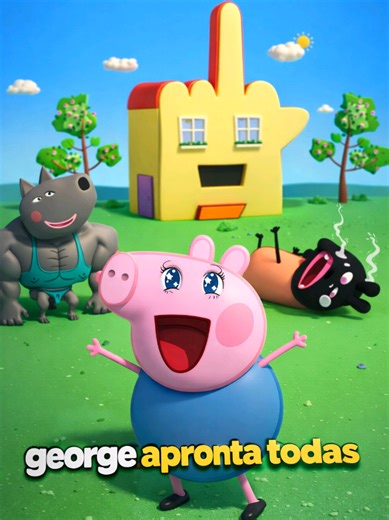Parte 2 de George aprontando todas com sua família! 🤪🐷 Dessa vez as confusões estão ainda maiores e mais engraçadas! Duvido você assistir até o final e não rir disso 😂 hahaha É cada aprontação que você nem imagina o que vai acontecer! Deixe sua opinião nos comentários e conta pra gente qual foi a parte mais engraçada! 👇✨ #peppapig #foryou #peppapigmemes