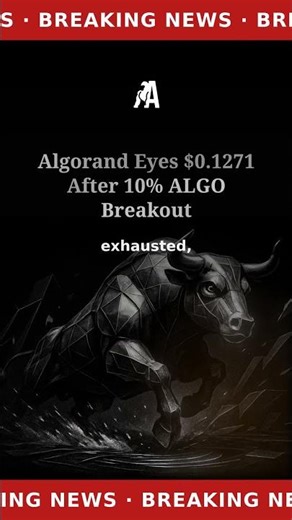 Algorand breakout puts $0.1271 in focus after 10% ALGO surge