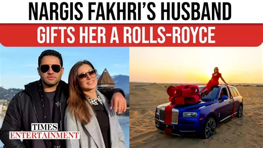 Nargis Fakhri Flaunts Rolls-Royce Gifted By Husband Tony Beig!