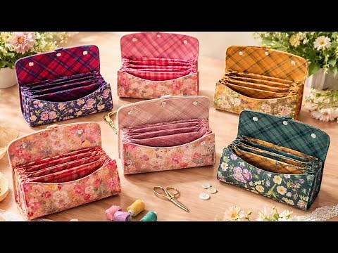 Cute Handbag With 12 Compartments 💖 Easy to sew, anyone can make it 💖