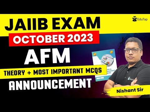 Complete AFM JAIIB Exam | AFM Free Online Lecture Classes JAIIB | AFM Module A Free Videos EduTap